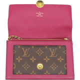 Monogram Flore Chain Wallet Fuchsia