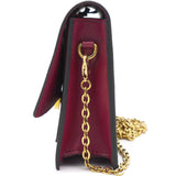 Monogram Flore Chain Wallet Fuchsia