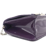 Purple Quilted Patent Miss Dior Flap Bag