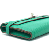 Goatskin Kelly Wallet Green