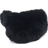 Vintage Rabbit Fur Bag Black