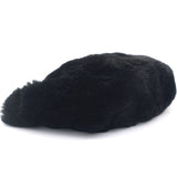 Vintage Rabbit Fur Bag Black