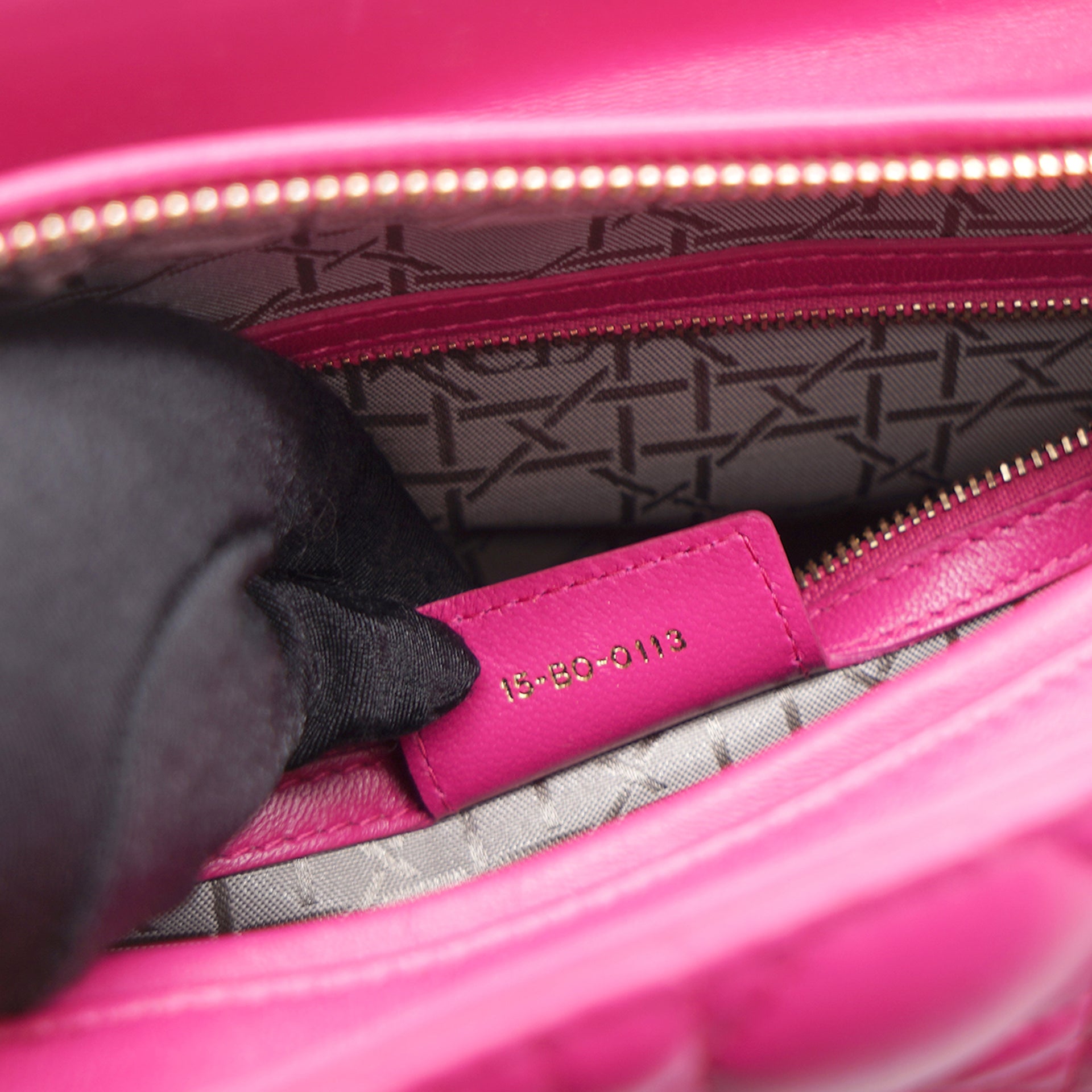 Christian Dior Large Lady Dior Lambskin Hand Bag Pink – STYLISHTOP