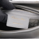 Pearly Grey Quilted Leather Medium Lady Dior Tote
