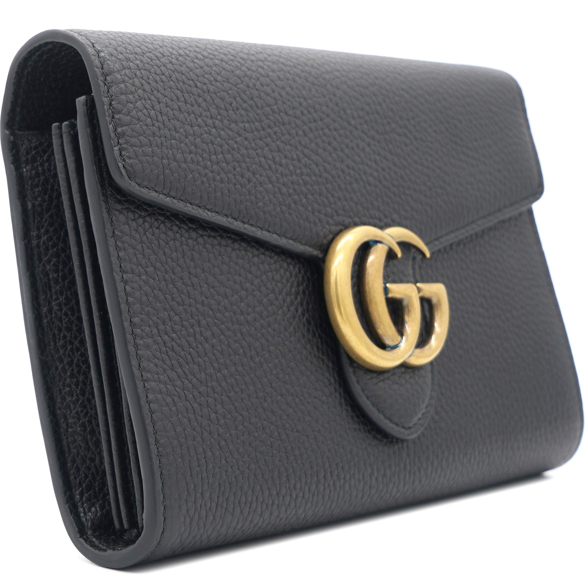 Mekanisk Genveje . Gucci GG Marmont leather chain wallet Black – STYLISHTOP