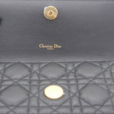 Caro Pouch Wallet on Chain Black