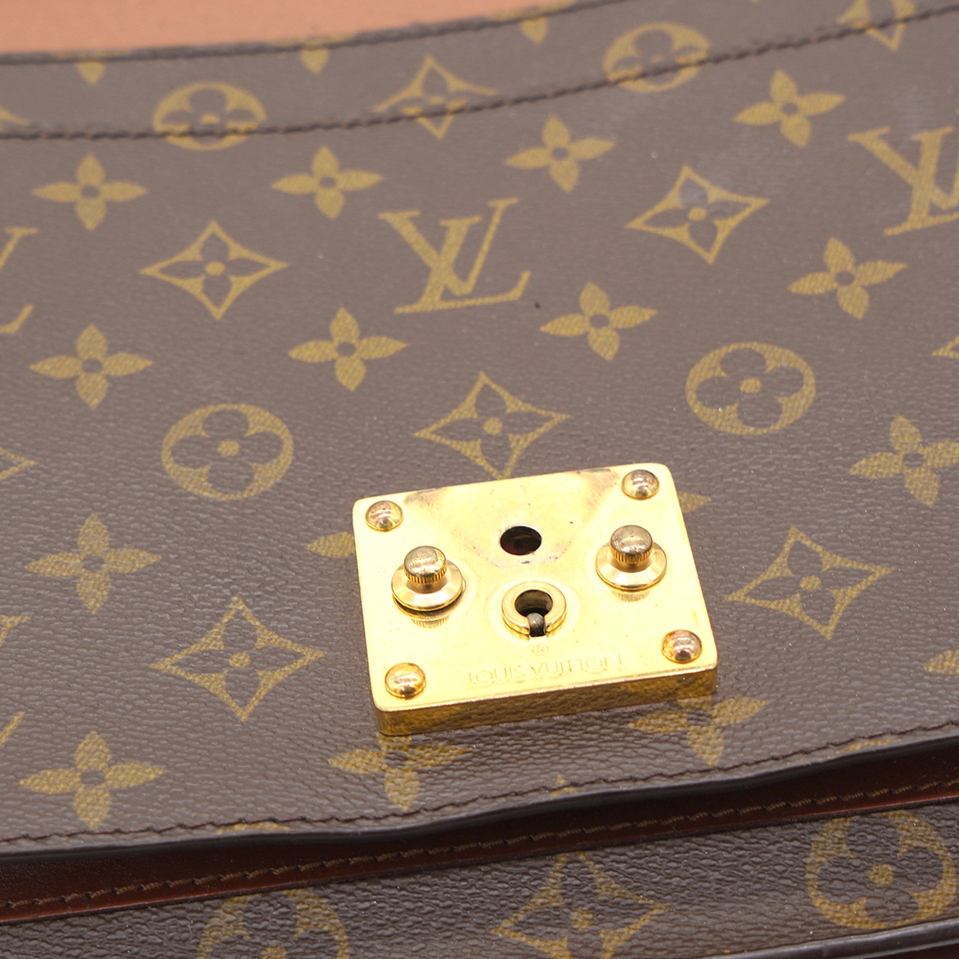 Louis Vuitton Vintgae Monogram Monceau 28 - Brown Shoulder Bags