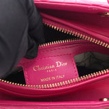 Lady Dior Pink Cannage Lambskin Medium