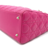 Lady Dior Pink Cannage Lambskin Medium