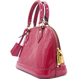 Red Monogram Vernis Alma BB Bag