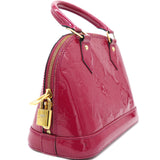 Red Monogram Vernis Alma BB Bag