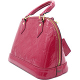 Red Monogram Vernis Alma BB Bag