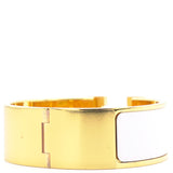 Enamel Clic Clac H Bracelet PM Blanc