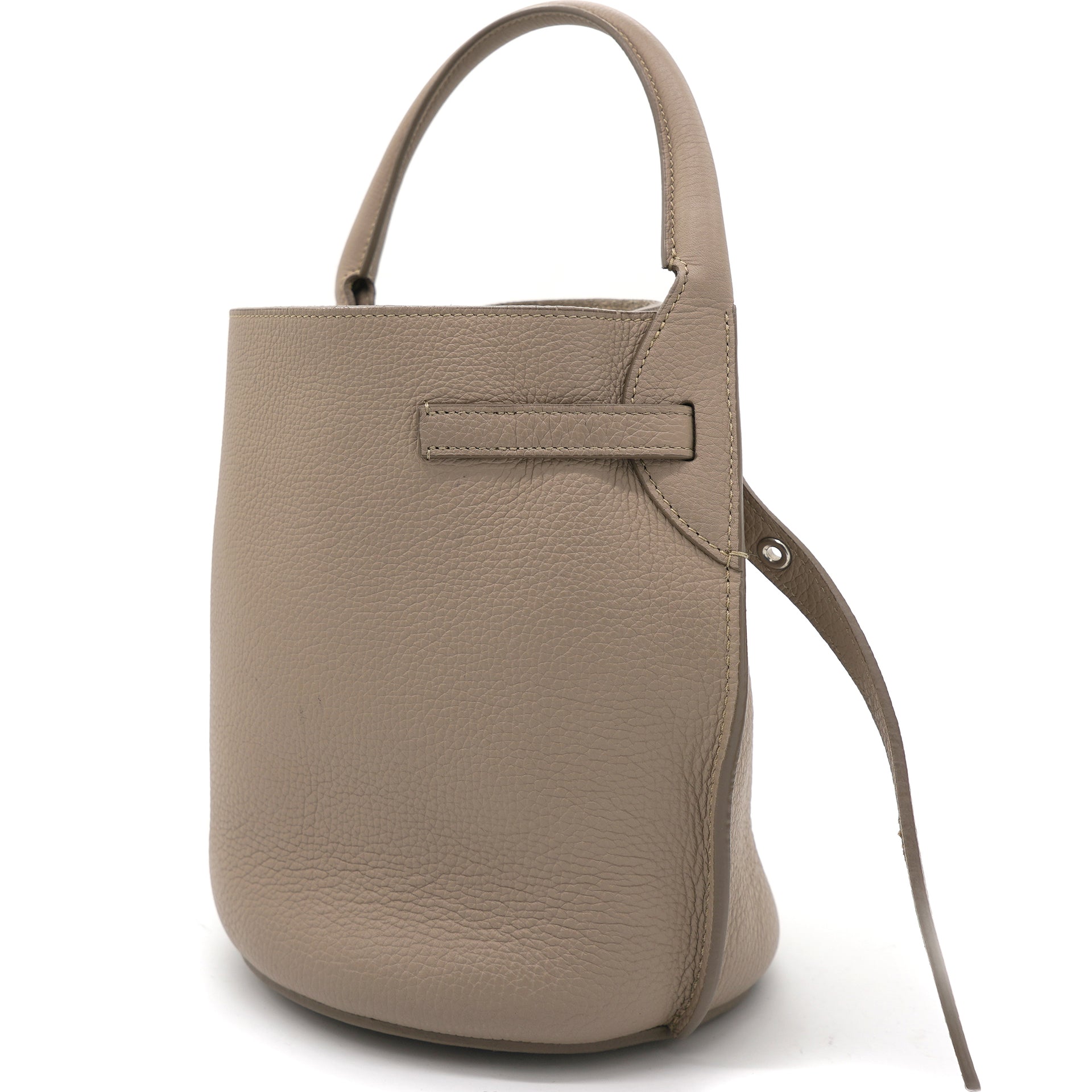 CELINE Big Bag Nano Bucket Leather Shoulder Bag Tan