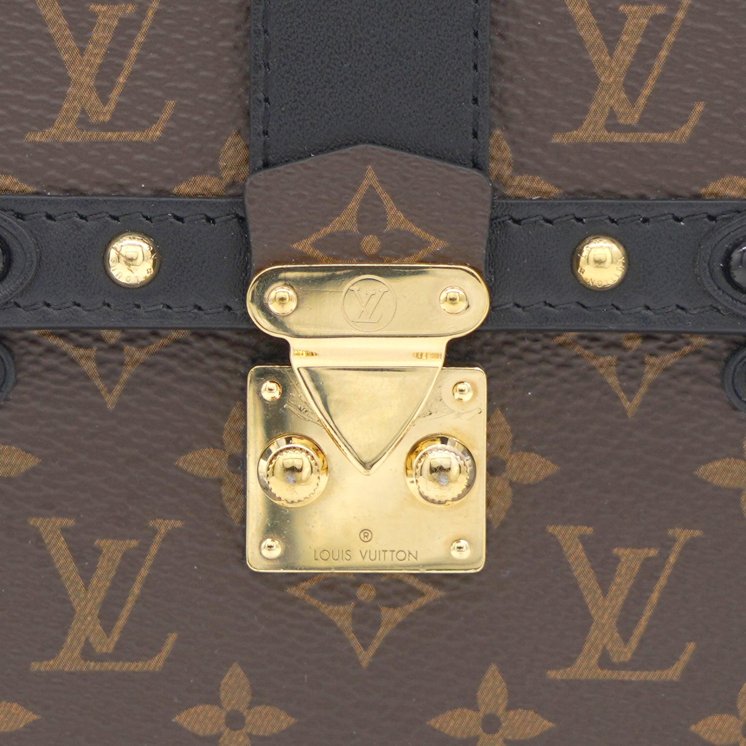 Louis Vuitton Vertical Monogram Trunk Pochette - Luxury Helsinki
