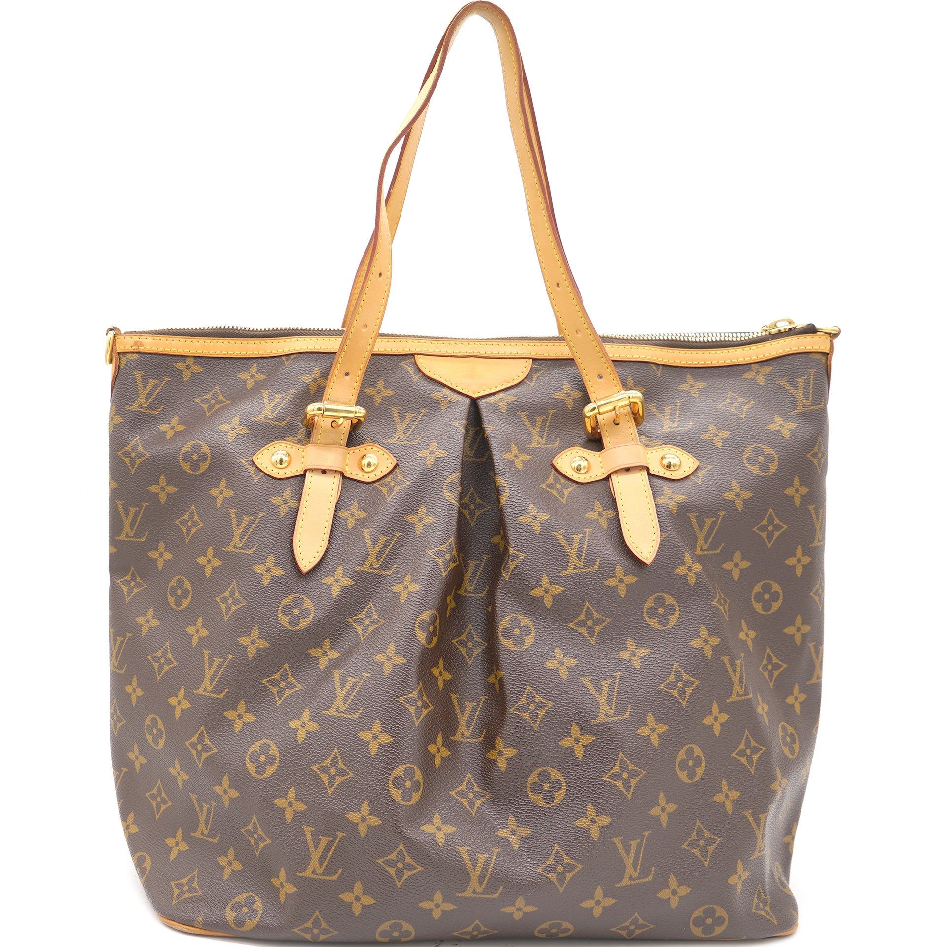 Louis Vuitton, Bags, Auth Louis Vuitton Palermo Gm Shoulder Bag  Adjustable Straps