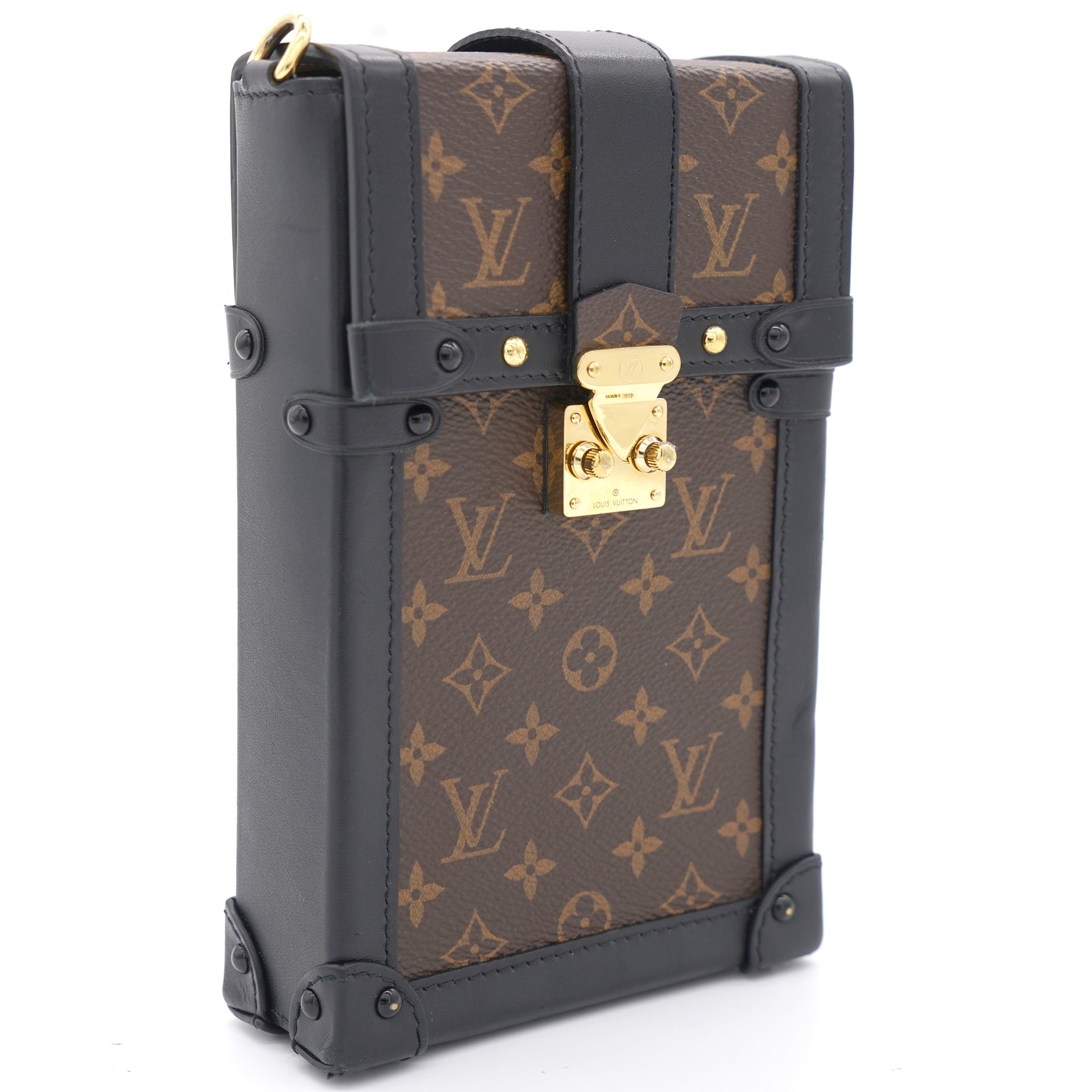 Louis Vuitton Vertical Box Trunk Monogram Brown in Coated Canvas