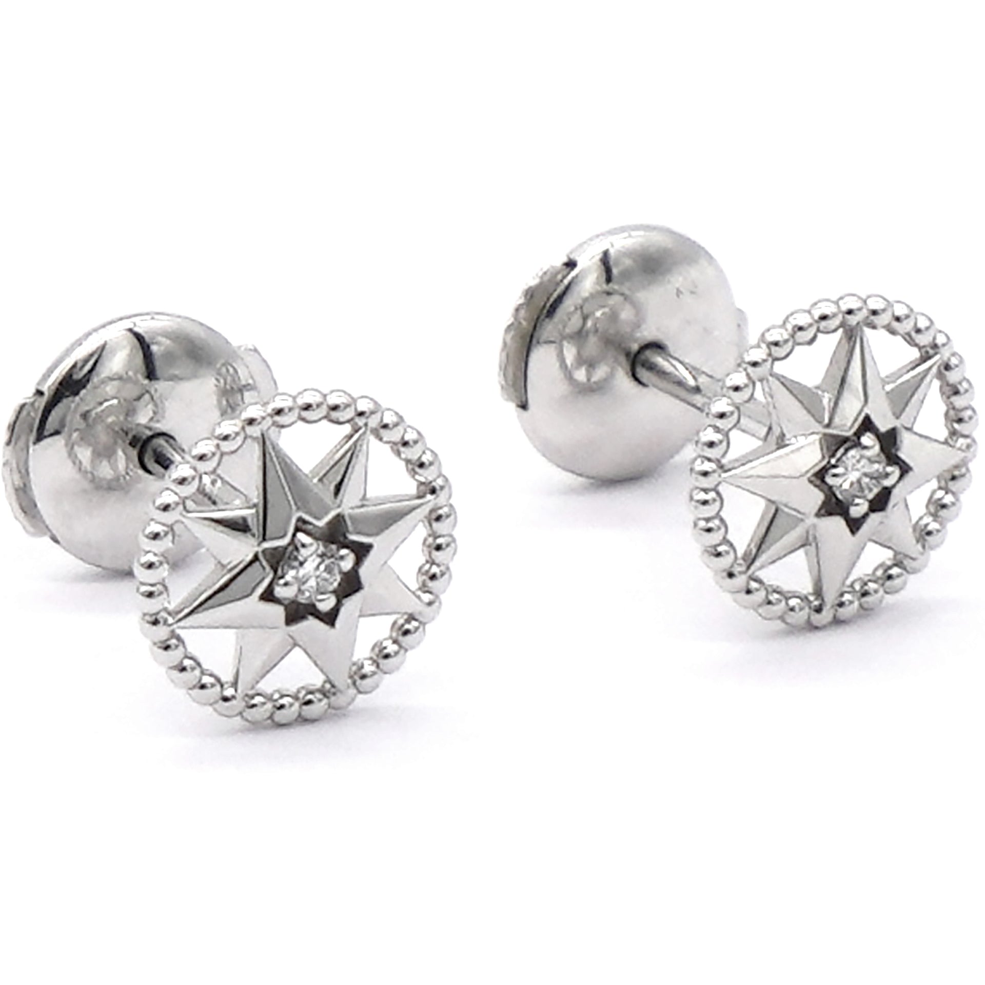 Rose des deals vents earrings