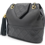 Lambskin Quilted Dome Shoulder Bag