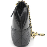 Lambskin Quilted Dome Shoulder Bag