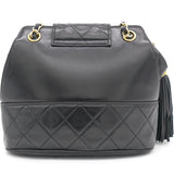 Lambskin Quilted Dome Shoulder Bag