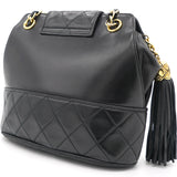 Lambskin Quilted Dome Shoulder Bag