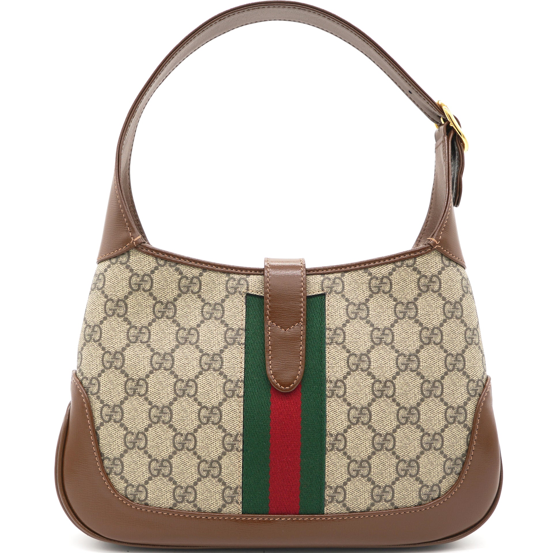 Gucci Beige/Brown GG Canvas and Leather Bell Tote – STYLISHTOP
