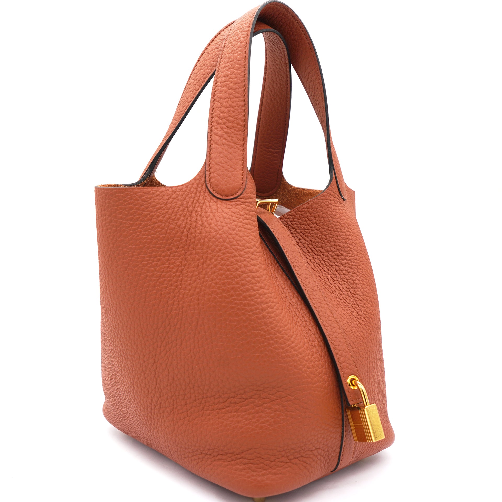 Hermes, Bags, New Hermes Picotin Lock 8 Clemence Taurillon Bag Etoupe
