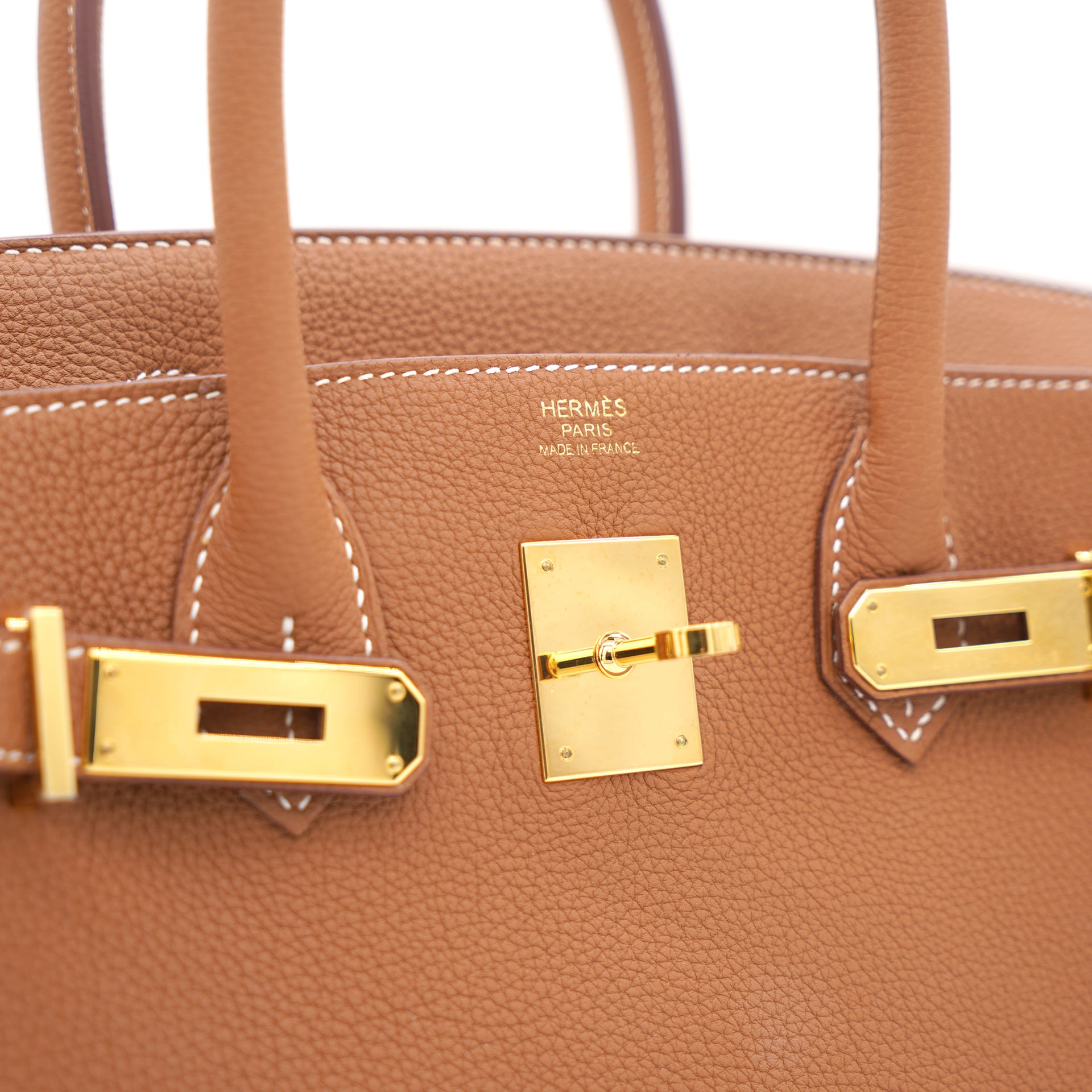 Hermes Gold Togo Leather Gold Plated Birkin 30 Bag – STYLISHTOP