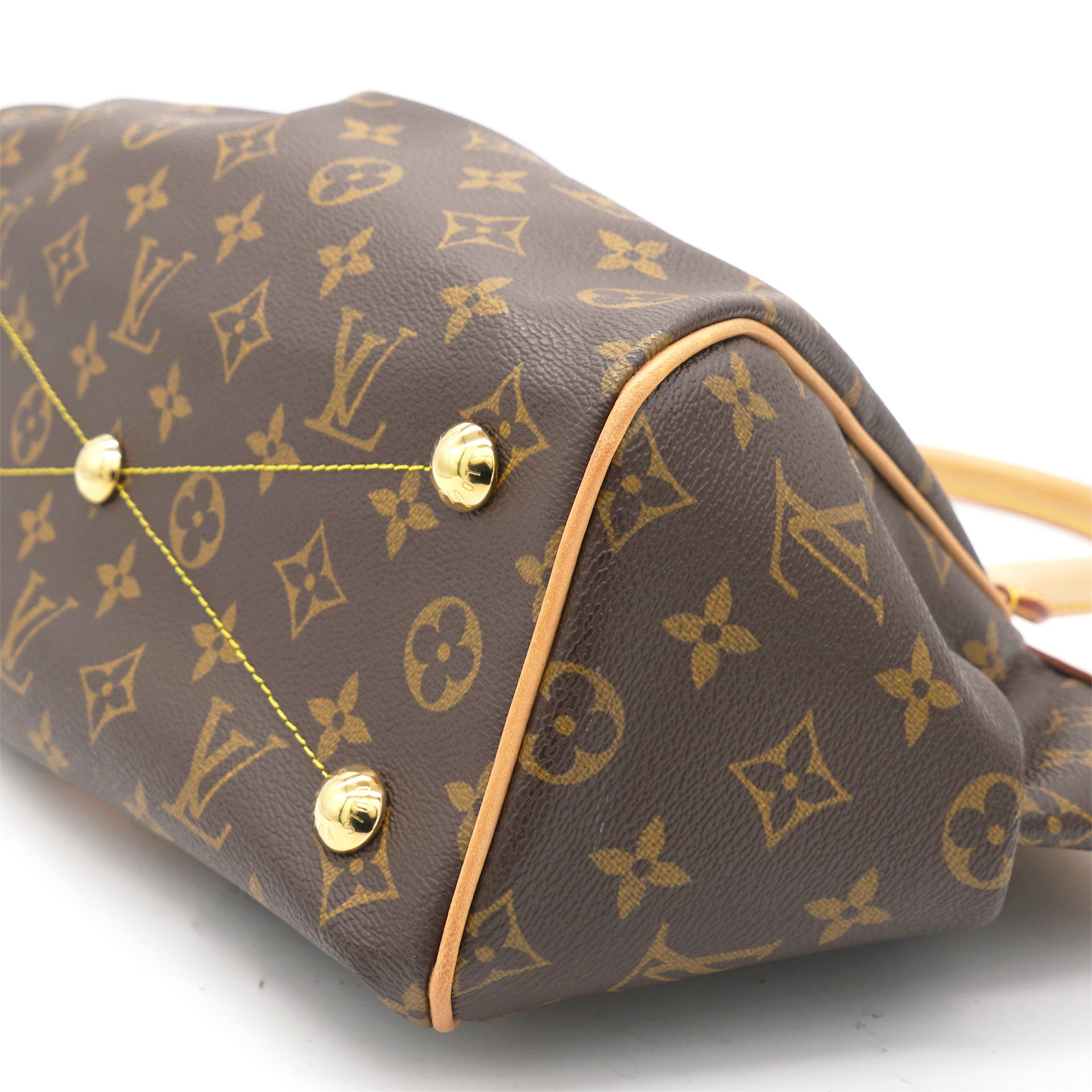 HOW TO DYE THE VACHETTA LEATHER ON A MONOGRAM CANVAS 