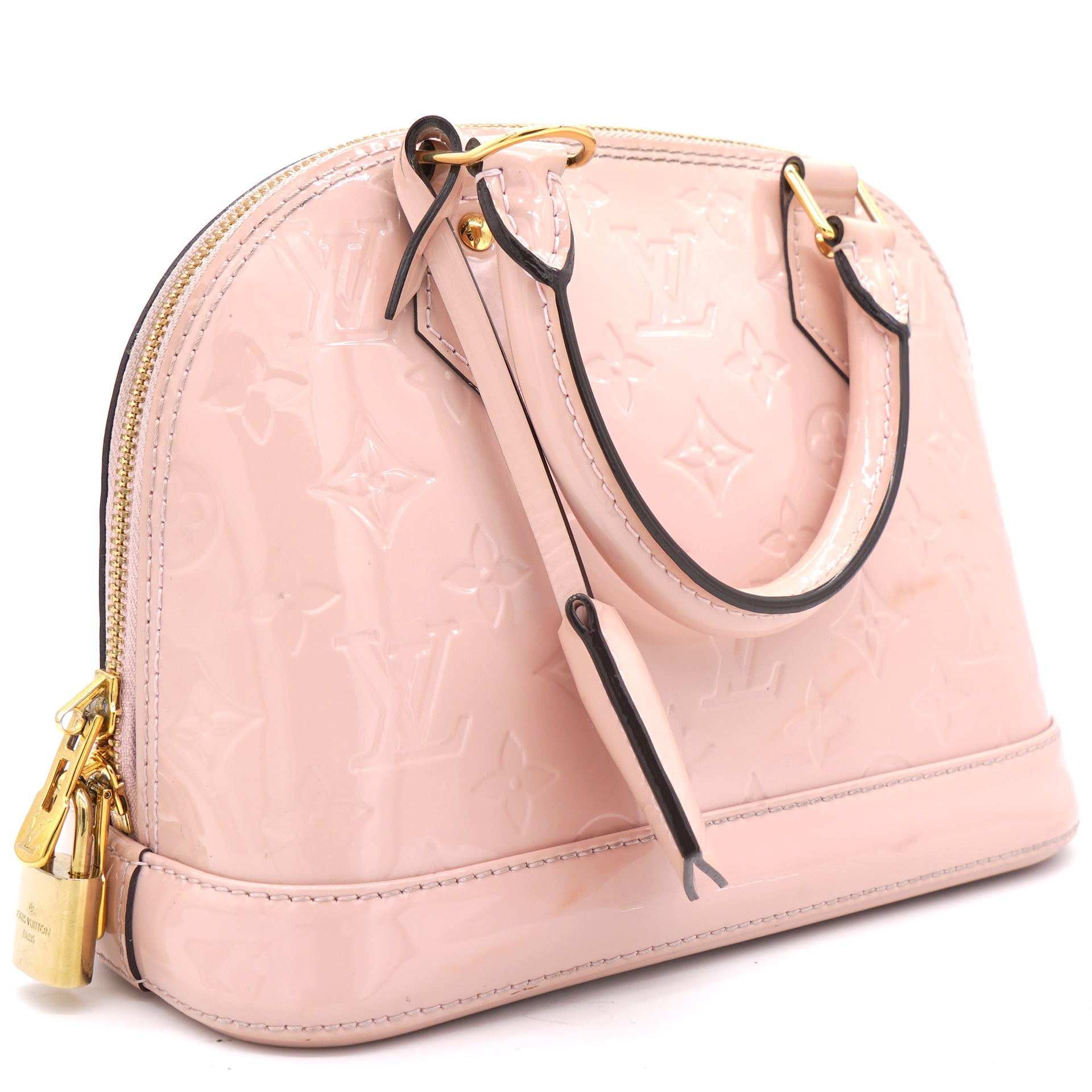 Louis Vuitton Pink Monogram Vernis Belt Louis Vuitton | The Luxury Closet