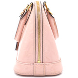 Rose Ballerine Monogram Vernis Alma BB Bag