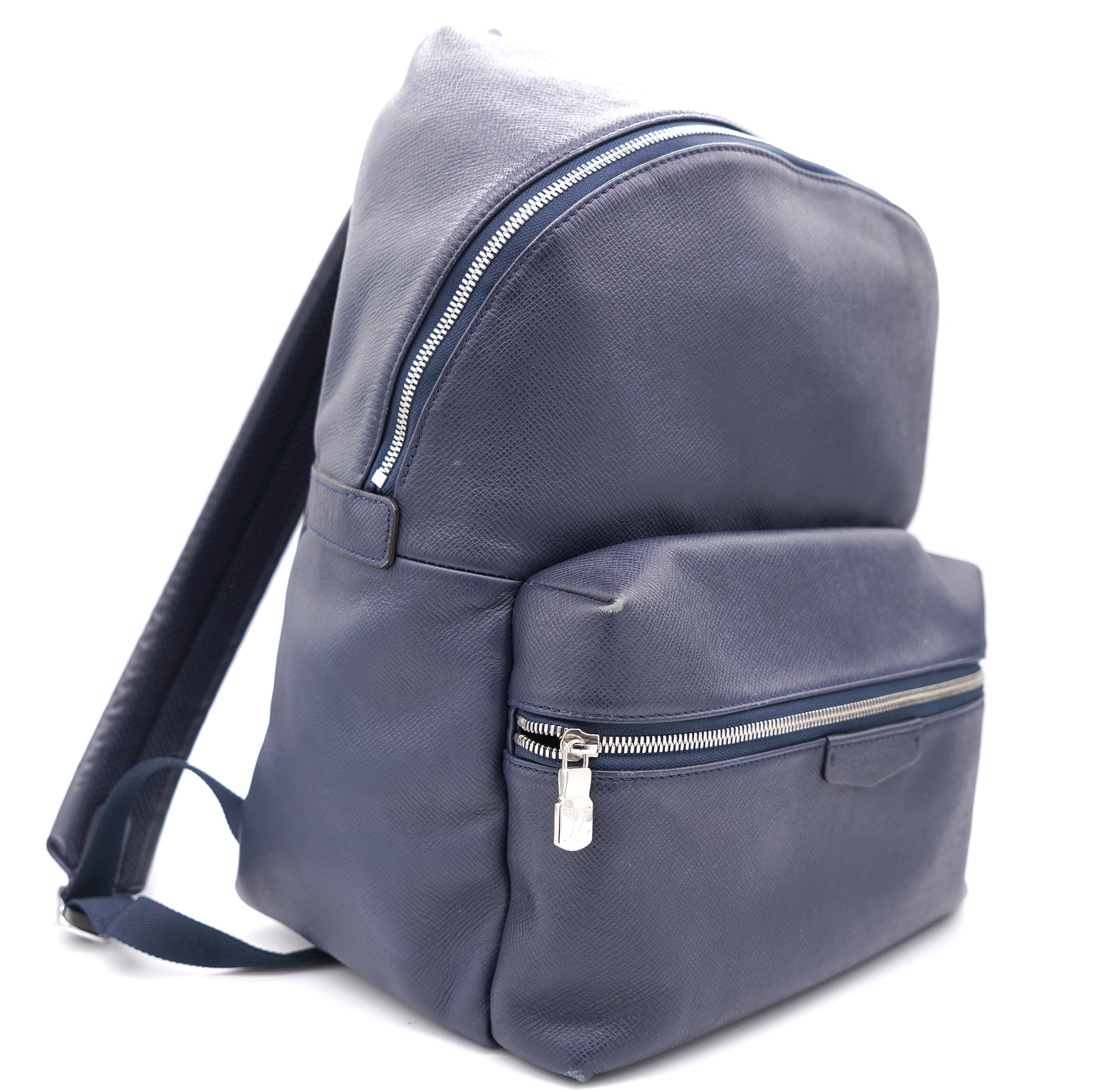 Louis Vuitton Blue Taiga Leather Discovery PM Backpack Louis Vuitton