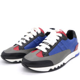 Calfskin Men’s Trail Sneakers Blue/Red/Grey 40