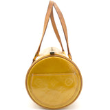 Beige Monogram Vernis Papillon Bag