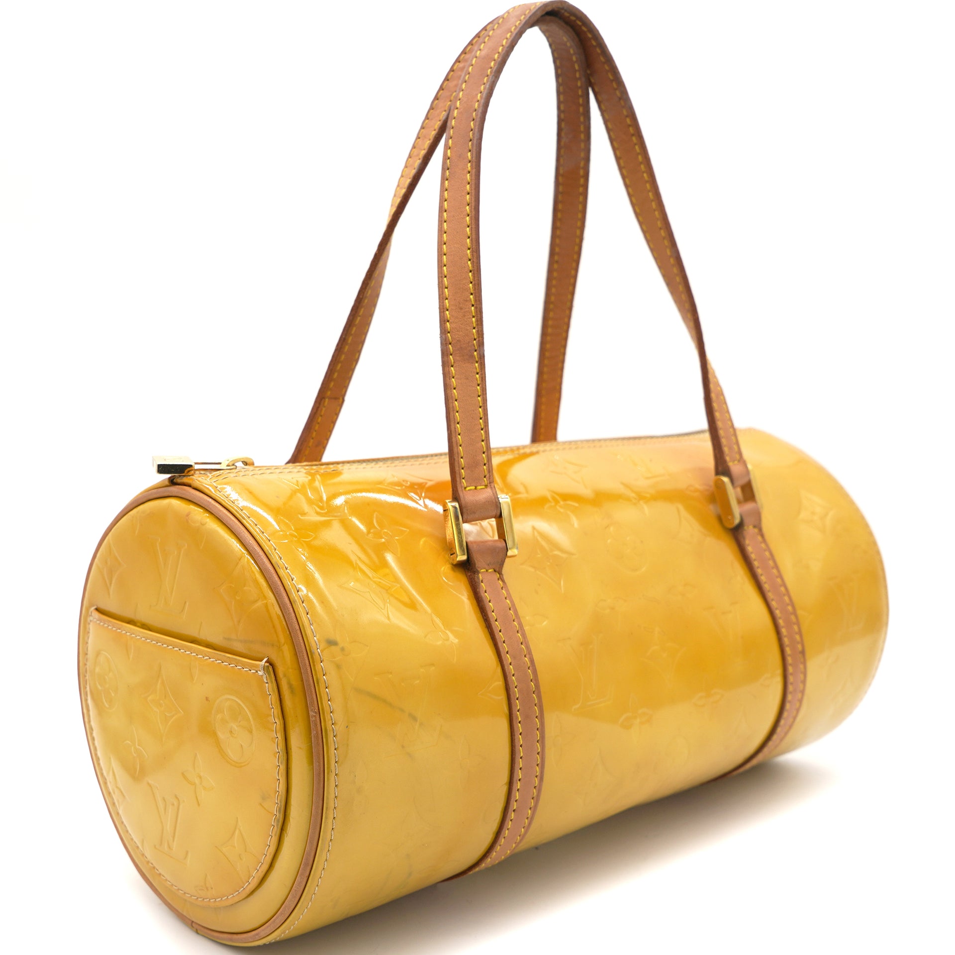Louis Vuitton, Bags, Authentic Vintage Louis Vuitton Yellow Vernis  Bedford Papillon Shoulder Bag