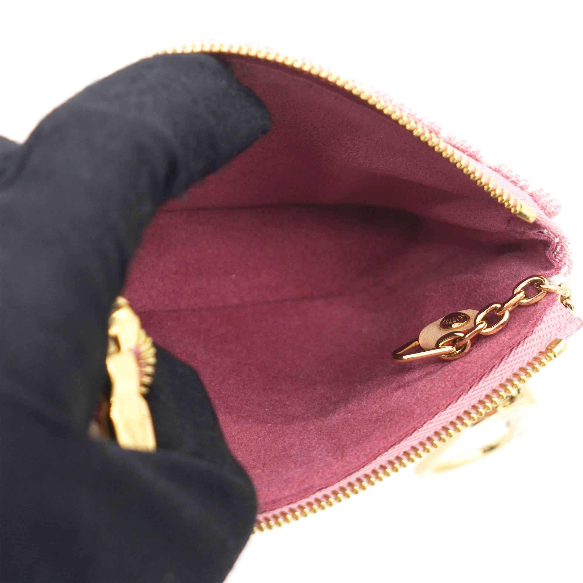 Louis Vuitton Micro Pochette Accessoires Denim Jacquard Pink
