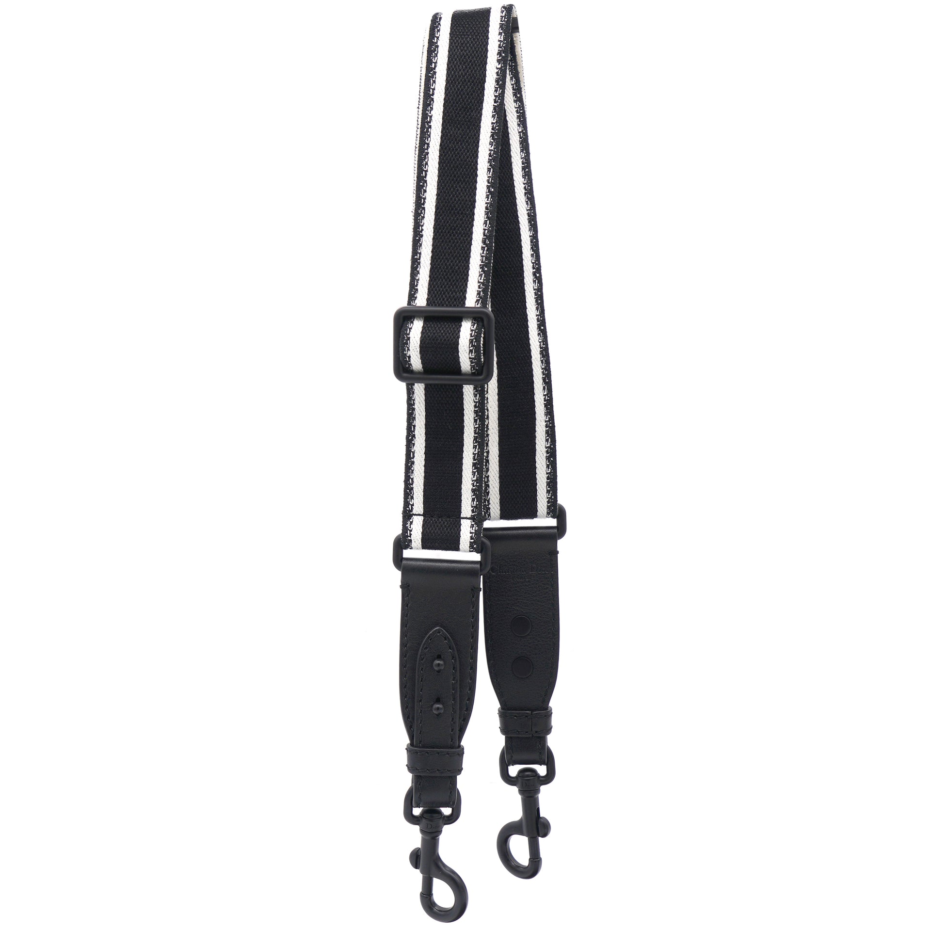 Christian Dior Adjustable Shoulder Strap with Ring Black
