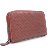 Intrecciato Bifold Long Zip Wallet