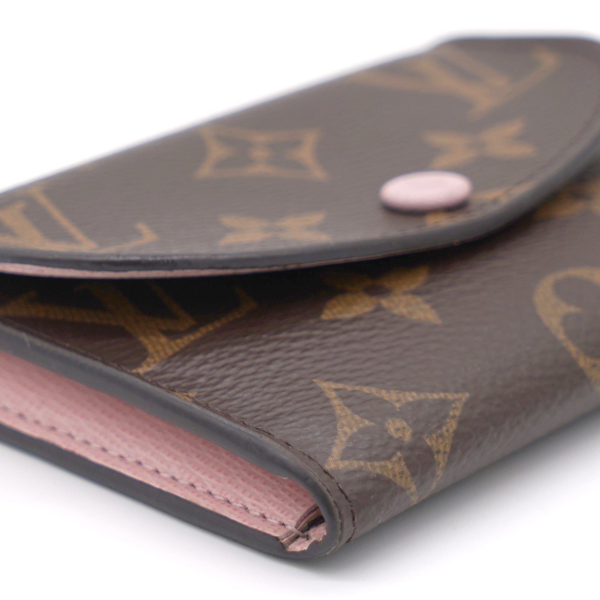 Louis Vuitton - Monogram Long Wallet (Pink Button)