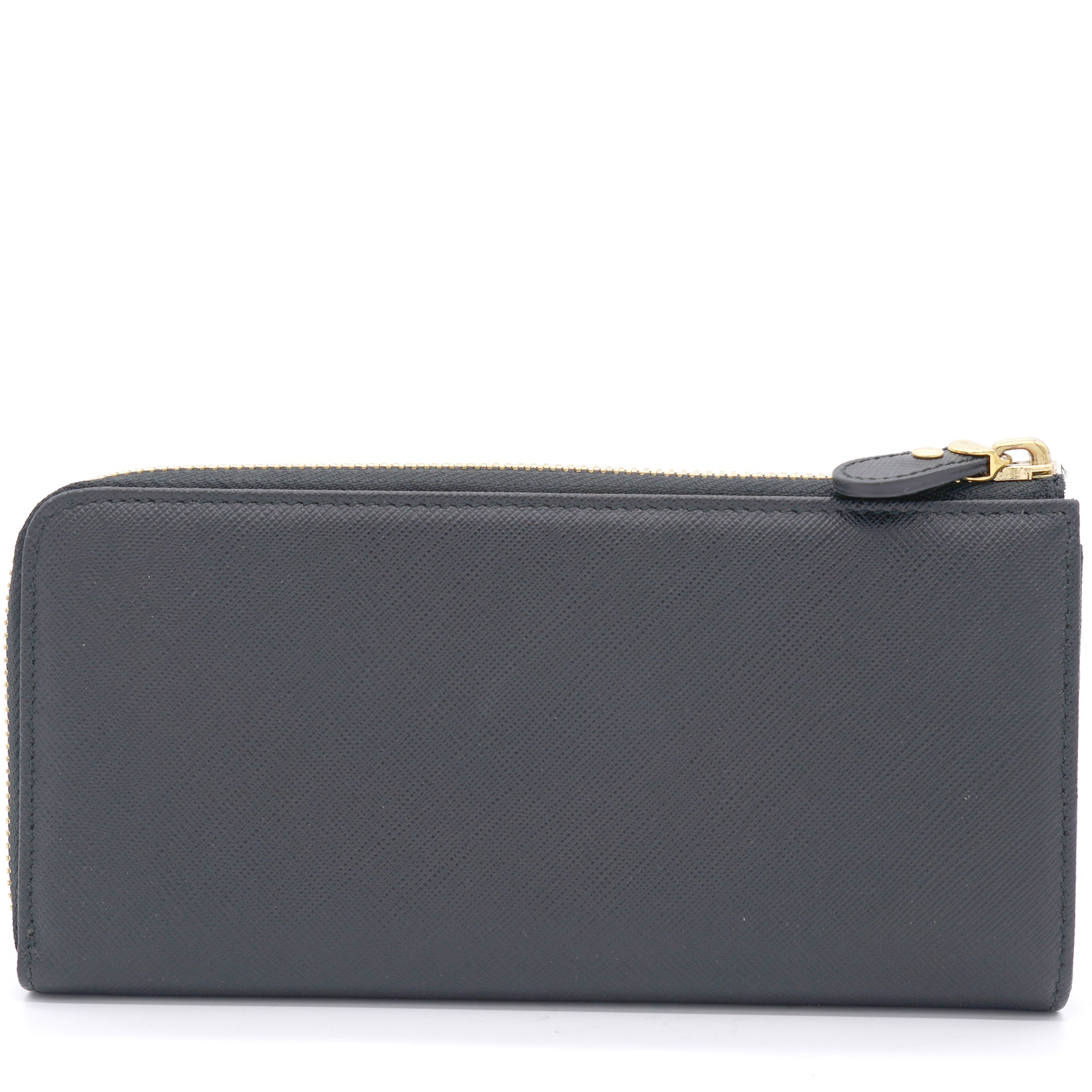 Black Zip Around Vara Bow Wallet