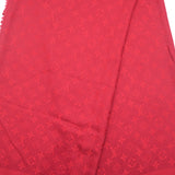 Classique Monogram Shawl Cherry