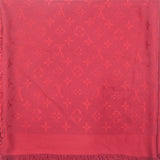 Classique Monogram Shawl Cherry