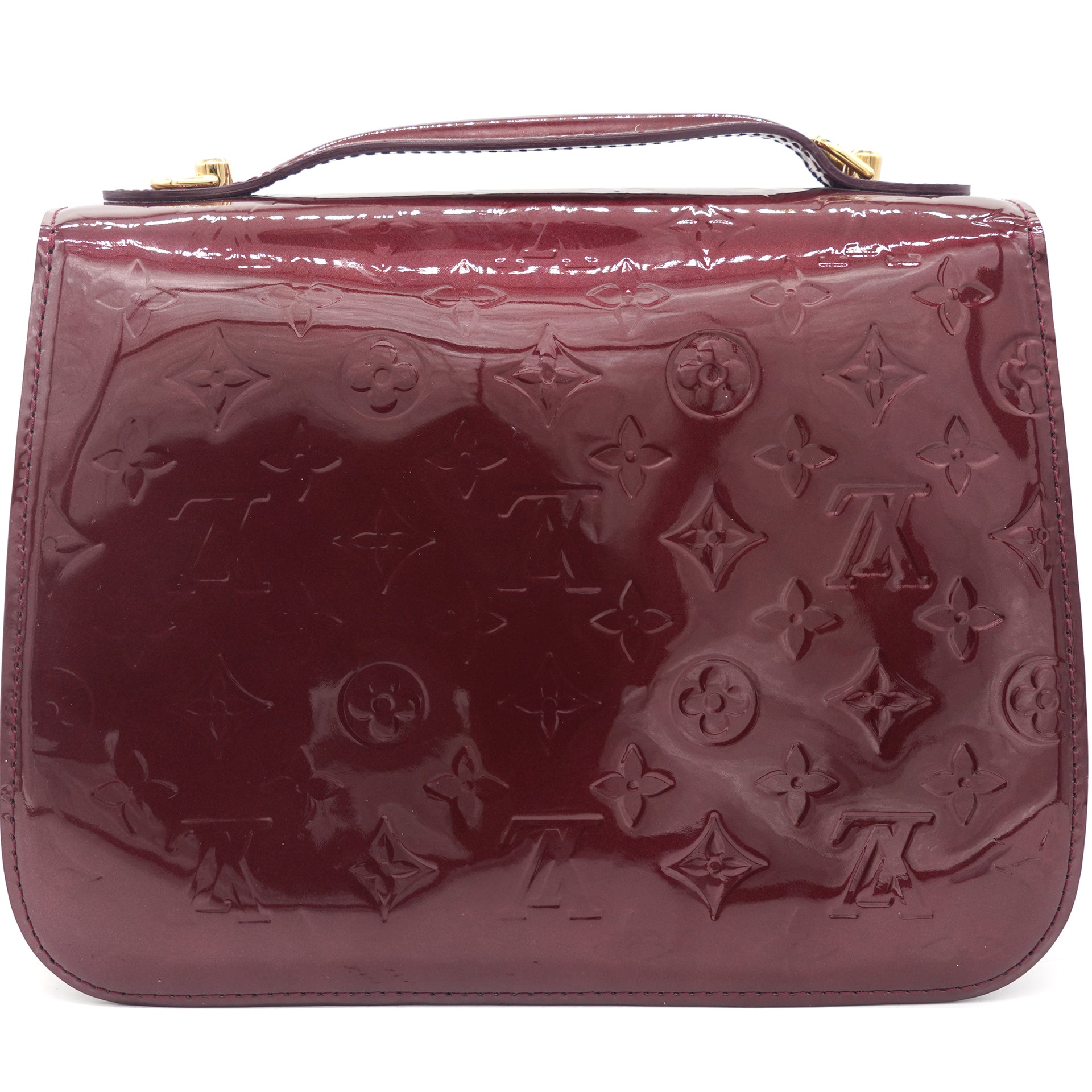 Louis Vuitton Monogram Vernis Mirada - Burgundy Crossbody Bags