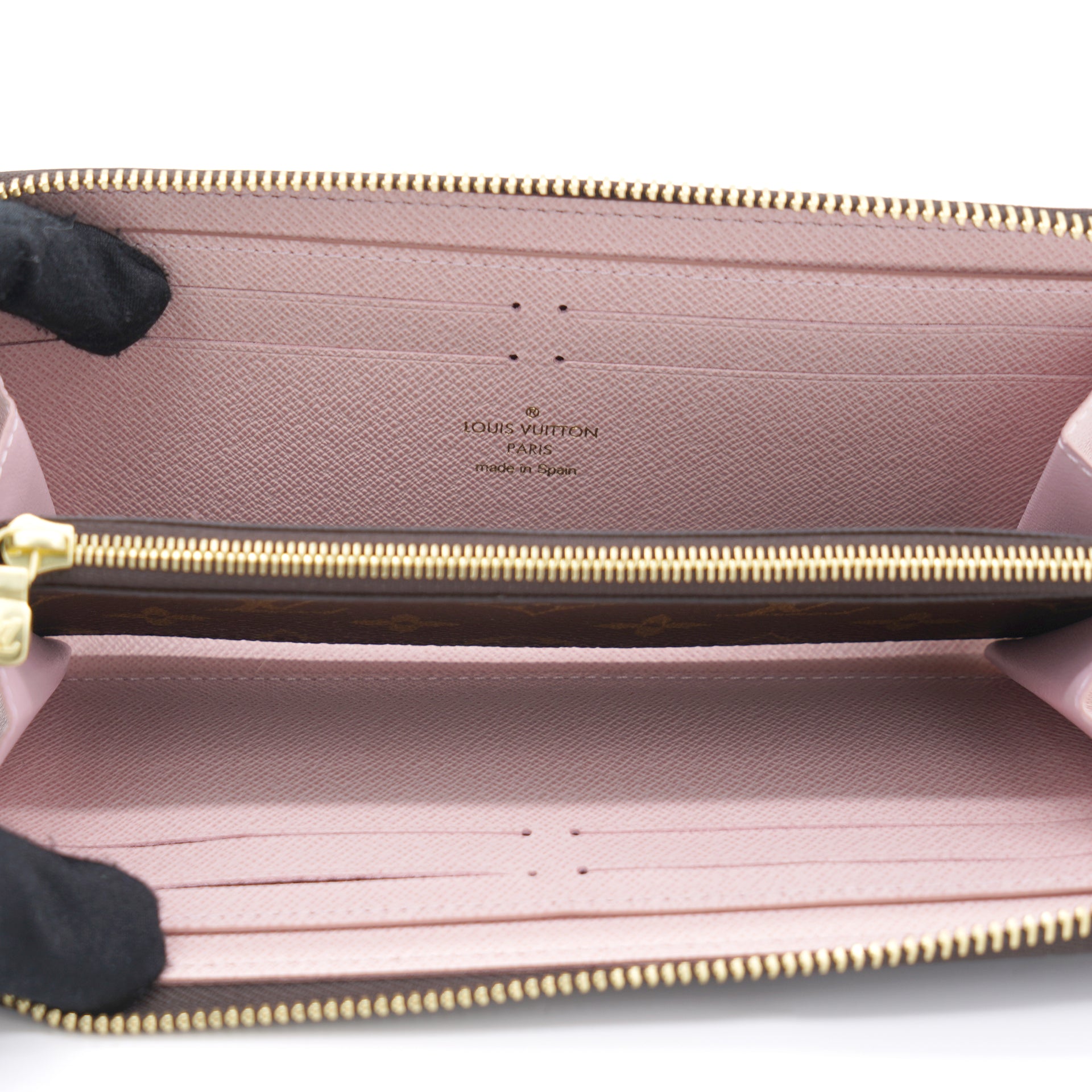 .com: Louis Vuitton Clemence Wallet Monogram Canvas (Rose Ballerine)  : Clothing, Shoes & Jewelry