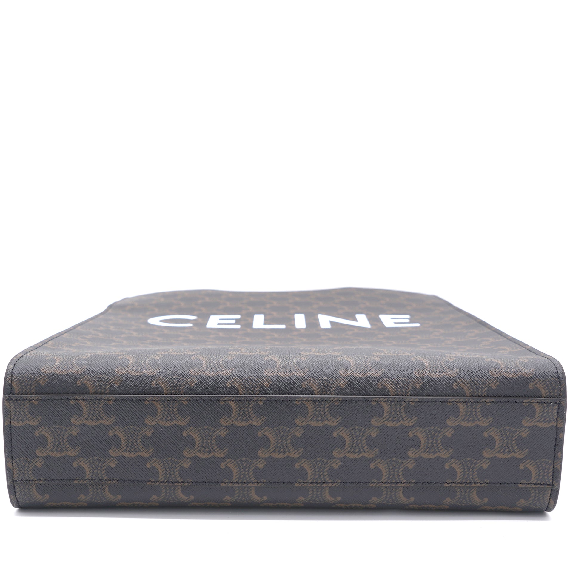 Celine Homme - Men - Triomphe Leather-trimmed Coated-canvas Cardholder Black