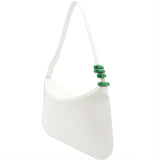 White Flap Shoulder Bag