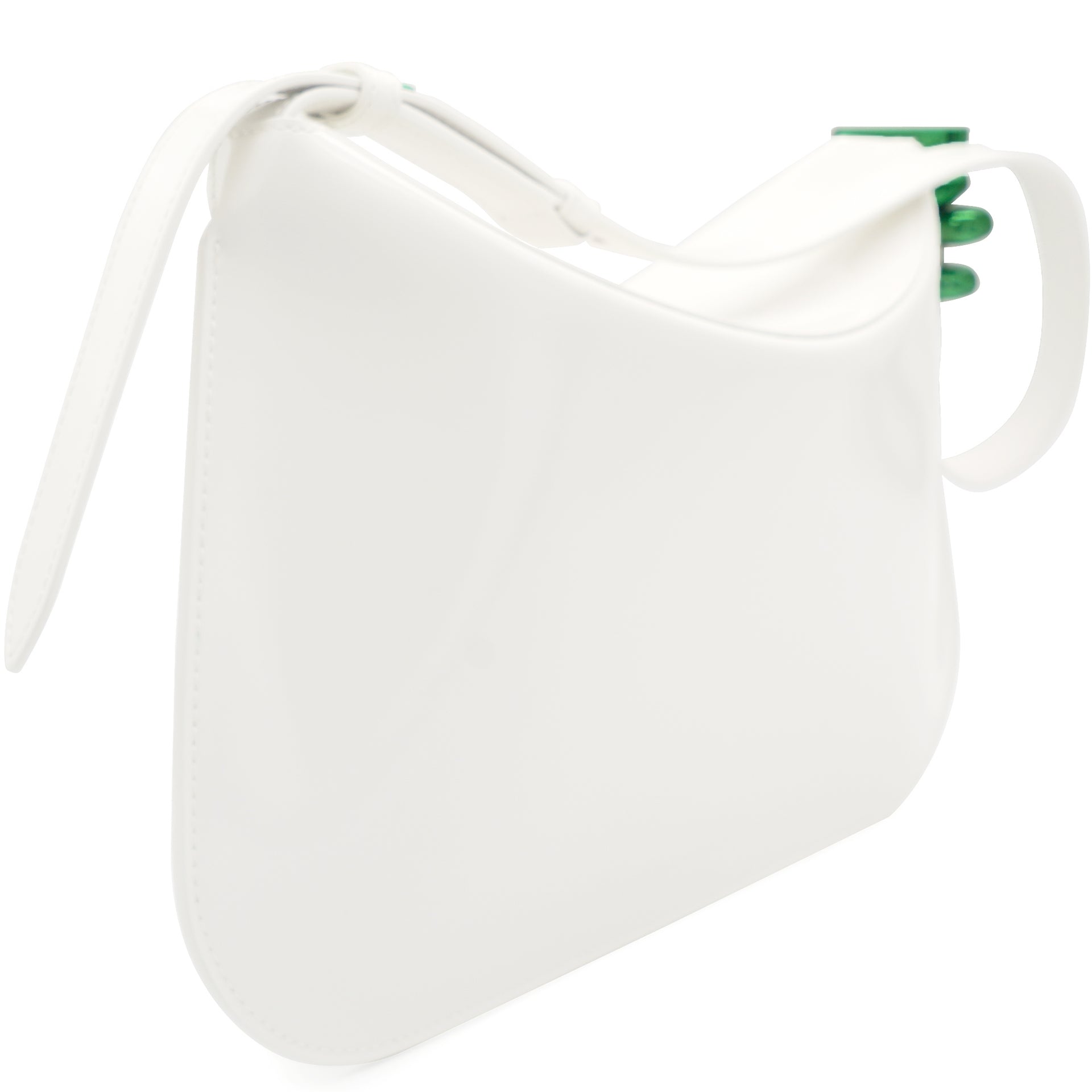 White Flap Shoulder Bag