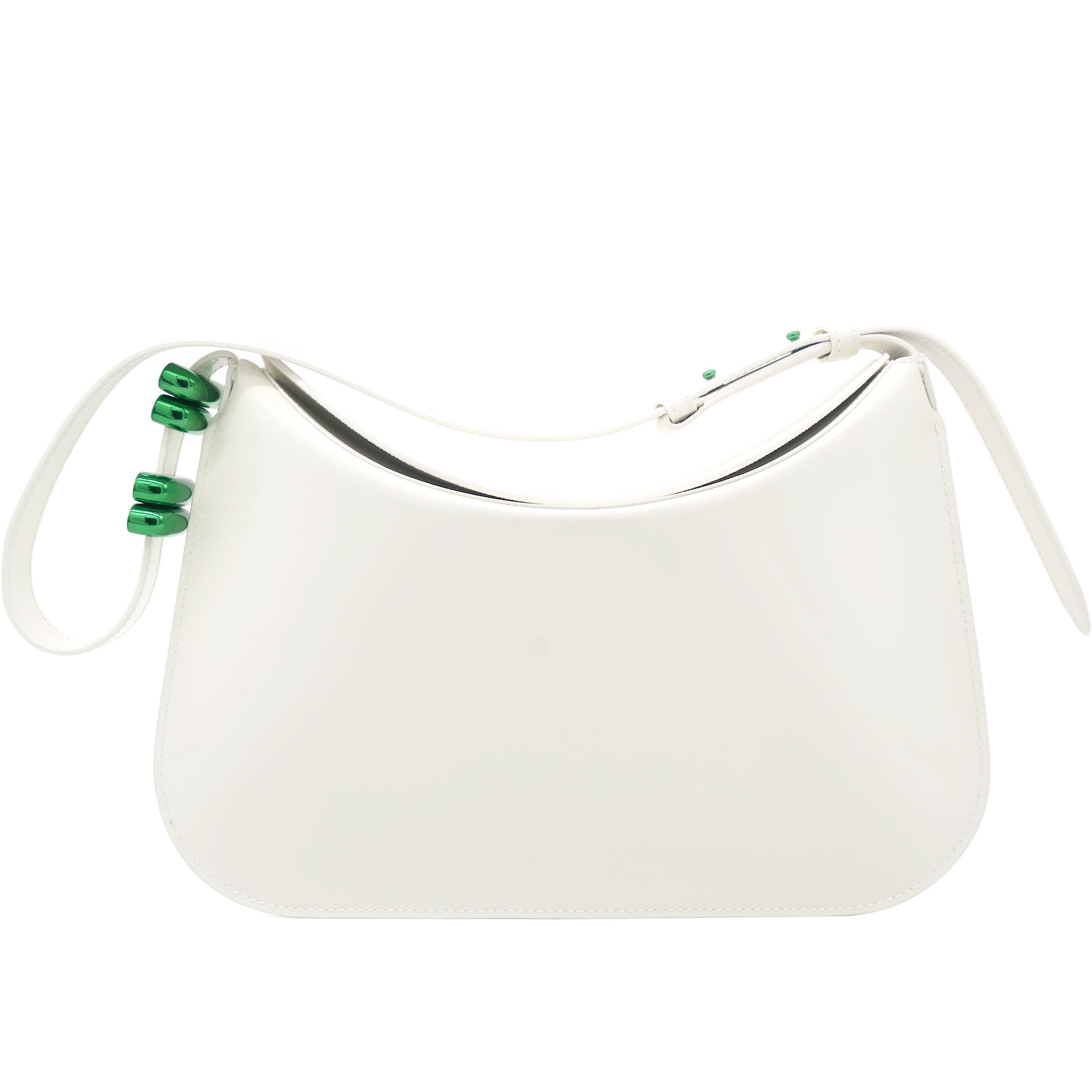 White Flap Shoulder Bag