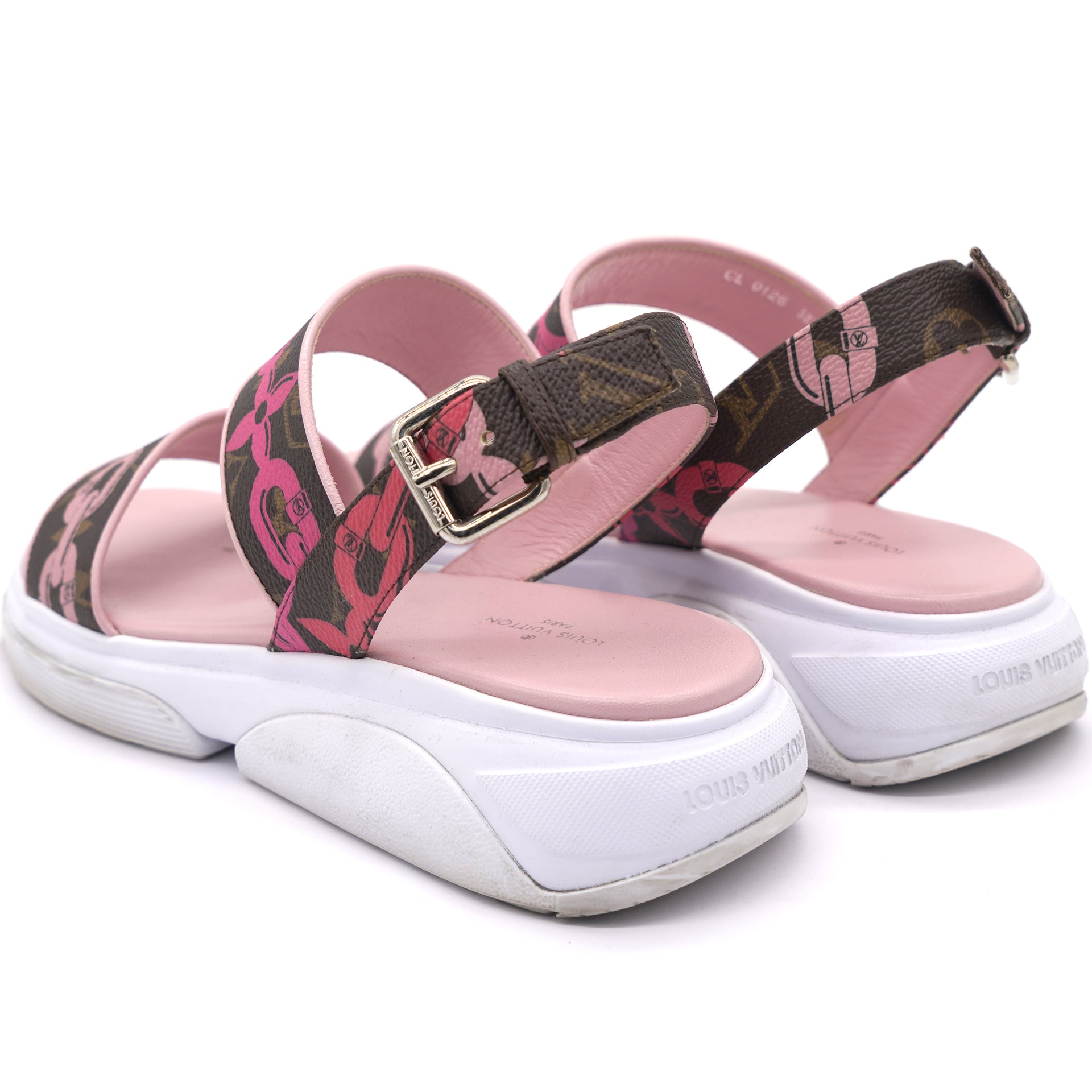 Louis Vuitton - Authenticated Sandal - Rubber Pink for Women, Very Good Condition